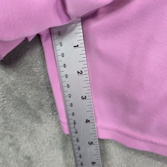 Womens Member's Mark Pink Lounge Sweat Shorts Drawstring Polyester Stretch L - Picture 7 of 9